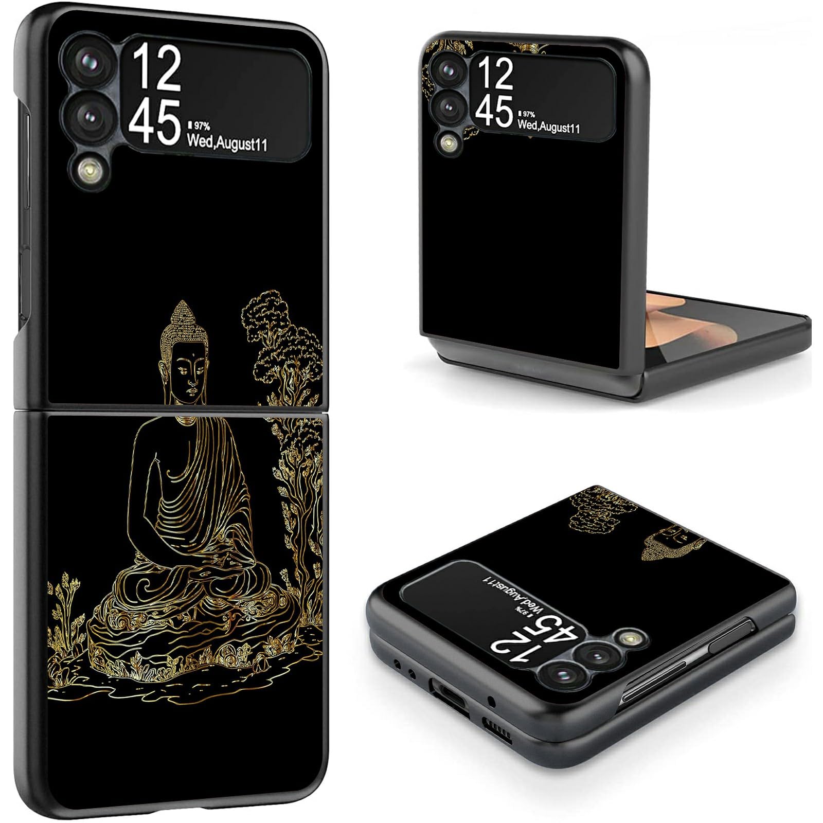 SAMSUNG　Galaxy Buda3 Amazon.com: SROJDHFJB Buddha Print for Samsung Galaxy Z Flip